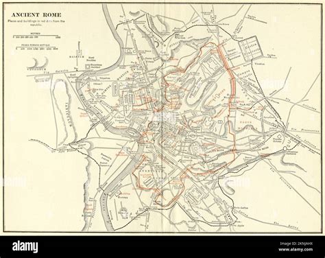 Ancient map of city of rome hi-res stock photography and images - Alamy