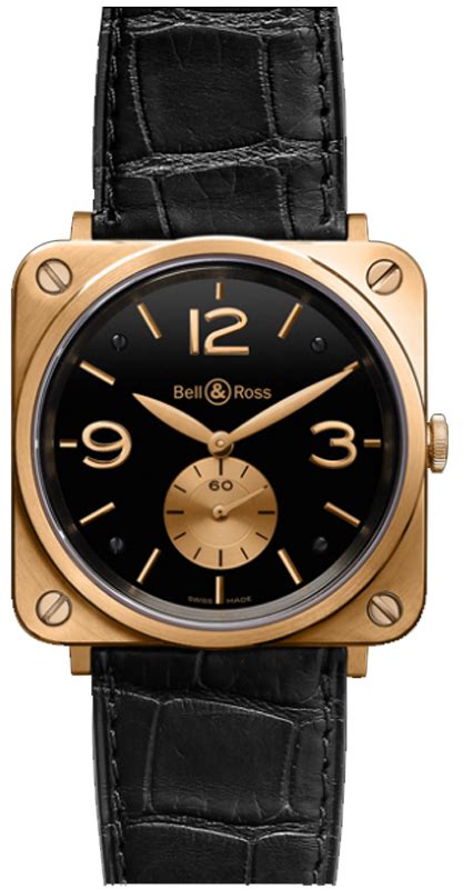 Brs Pkgold Black D Bell Ross Authenticwatches