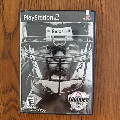 Madden NFL 2005 Collector S Edition Sony Playstation 2 PS2 NO MANUAL