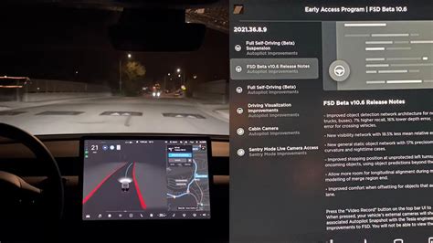 Tesla FSD Beta 10 6 Is Here 2021 36 8 9 Release Notes First Test