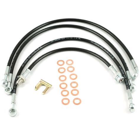 Stainless Steel Braided Hose Brake 4 Hose Kit Randakks