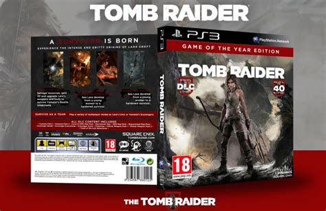 Tomb Raider Goty Playstation 3 Box Art Cover By Thetombraider