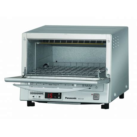 Panasonic FlashXpress Compact Toaster Oven with Double Infrared Heating, Crumb Tray and 1300 ...