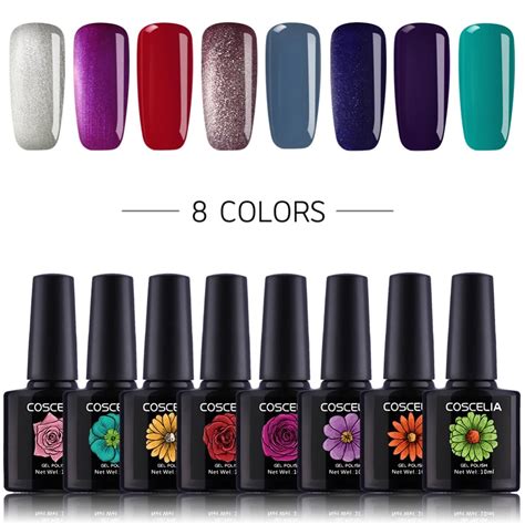 Coscelia Ml Pcs Lot Semi Permanent Uv Gel Nail Polish Long Lasting