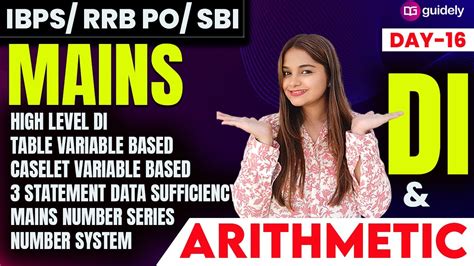 Mains Quant High Level Di Variable Based Arithmetic Ibps Rrb Po Sbi