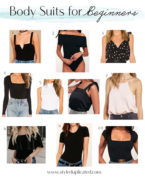 The Beginners Guide To Bodysuits Style Duplicated