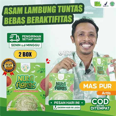 Jual Best Seller Nutriflakes Sereal Asam Lambung With Daun Kelor