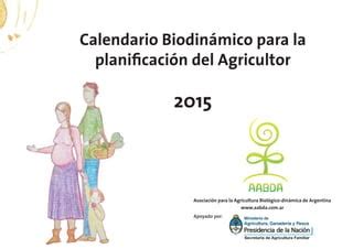 Calendario biodinâmico 2015 PPT