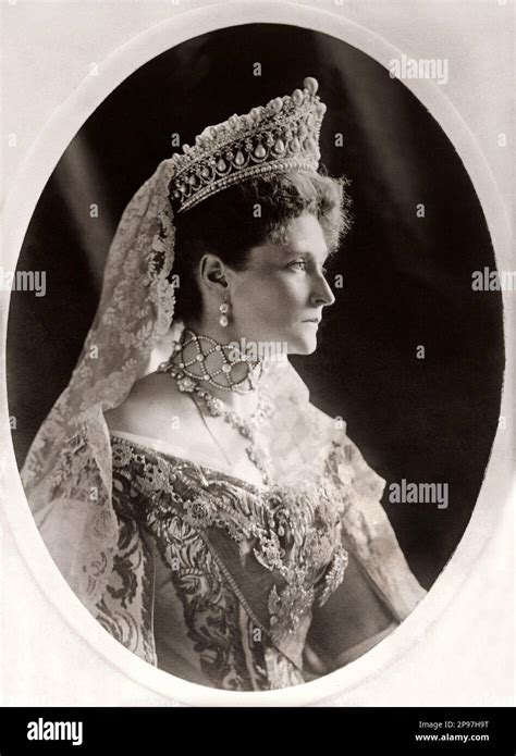 1895 c RUSSIE l impératrice russe Tsarina ALEXANDRA FYODOROVNA