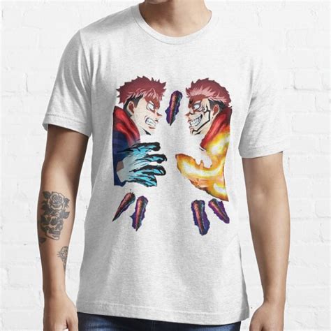 Jujutsu Kaisen Yuuji Itadori And Sukuna Jujutsu Kaisen T Shirt For Sale By Ricon Otaku