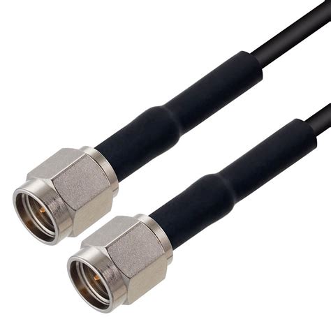 Low Loss SMA Male To SMA Male Cable LMR 100A UF Coax In 200 Cm