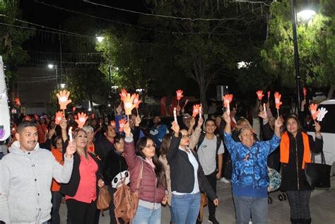 LERDO ALZA LA VOZ CONTRA LA VIOLENCIA DE GÉNERO EN CAMINATA NARANJA