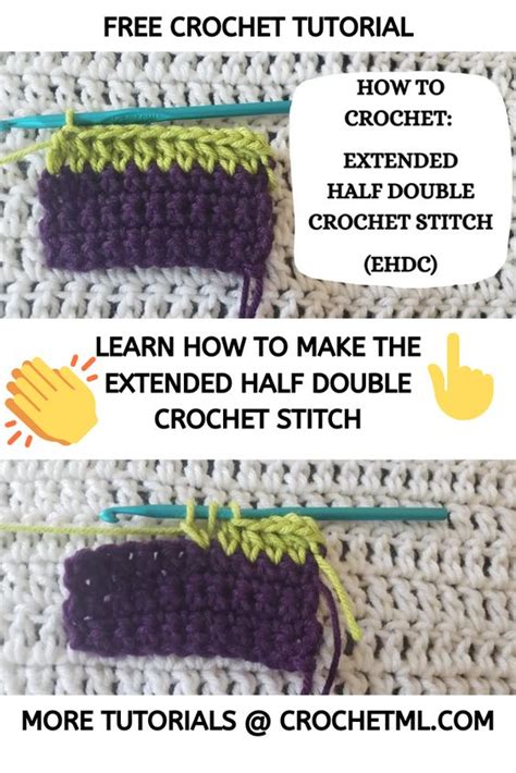 Crochet Video Tutorial How To Crochet Extended Half Double Crochet