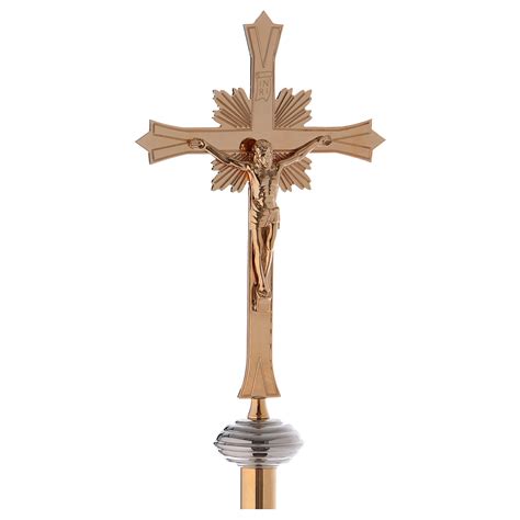 Croce Astile Con Base In Ottone Dorato Vendita Online Su Holyart