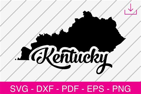 Kentucky Svg Kentucky Map Svg Kentucky 2371634