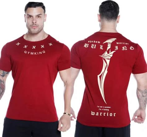 Homens Camiseta De Algod O Gin Sios Fitness Treino T Camisa Homem