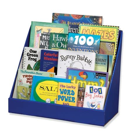 Classroom Keepers Book Shelf 3 Tiered Blue 17 H X 20 W X 10 D 1 Unit Classroom Keepers