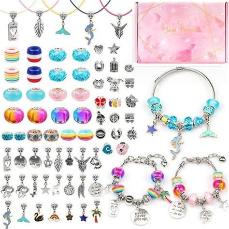 Kit Fabrication Bijoux Enfants Cadeau Fille 5 13 Ans Jeux Charms