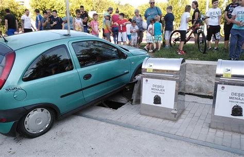 FOTO Accident spectaculos lângă Parcul Siderurgistului Un șofer a