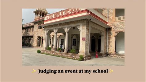 Judging An Event At My School Mgd School Jaipur Mini Tour Sjbox