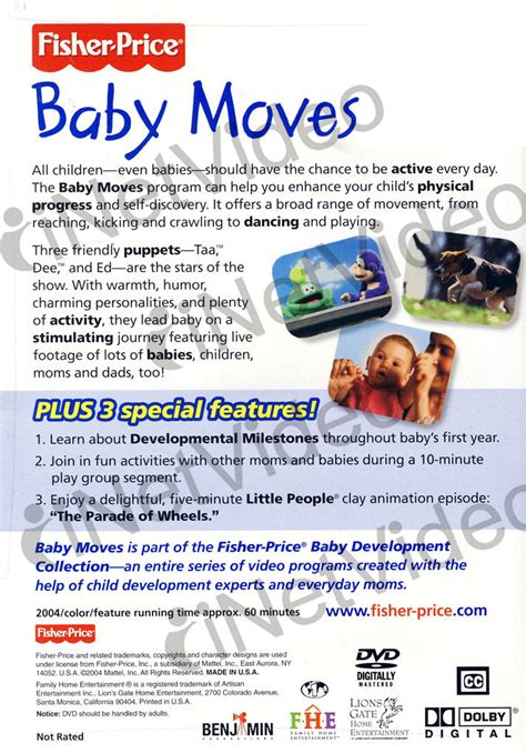 Fisher Price - Baby Moves on DVD Movie