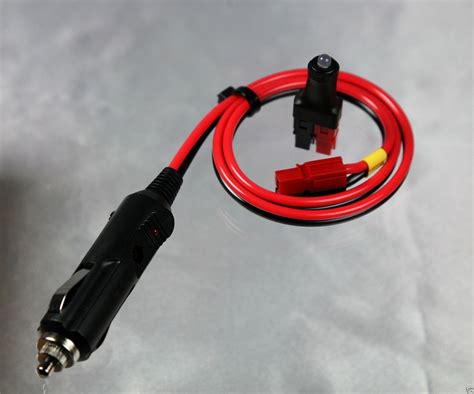 Powerpole To Lighter Plug Jumper Hook Up Cable Foot Polarity Indicator