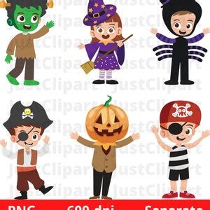 Halloween Kids Costume Clipart, Costume Clipart, Halloween Clipart ...