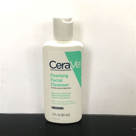 CeraVe Foaming Facial Cleanser For Normal To Oily Skin 87ml Beauty