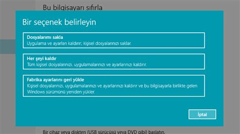 Windows 10 Bilgisayara Format Nasıl Atılır AOrhan