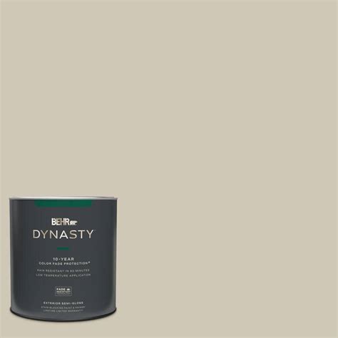 BEHR DYNASTY 1 Qt PPU8 16 Coliseum Marble Semi Gloss Exterior Stain