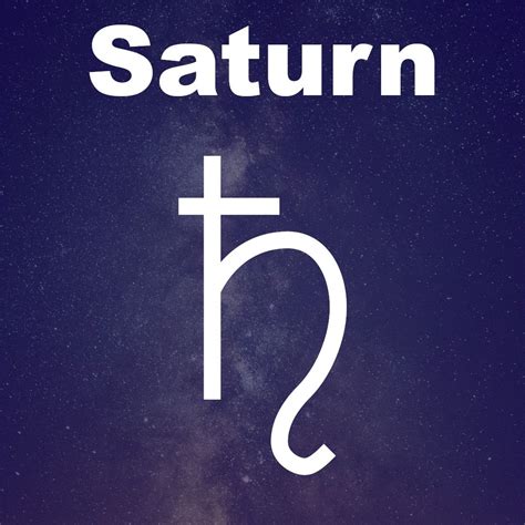 Saturn Glyph Meaning