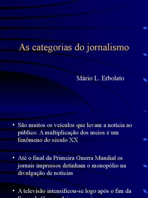 Conceitos De Jornalismo Investigativo Pdf Jornalismo Jornais