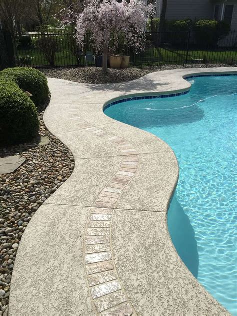 Pool Deck Ideas St Louis Mo Decorative Concrete Resurfacing