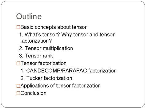 Introduction To Tensor Tensor Factorization And Its Applications