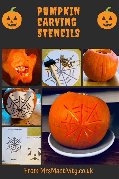 Fire Pumpkin Carving Stencils