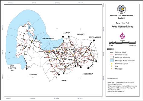 Road Network Map - Pangasinan Provincial Planning and Development ...