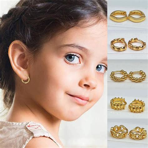 Mini Hoops Earring For Baby Or Kids Fashion Accessories Earrings ...