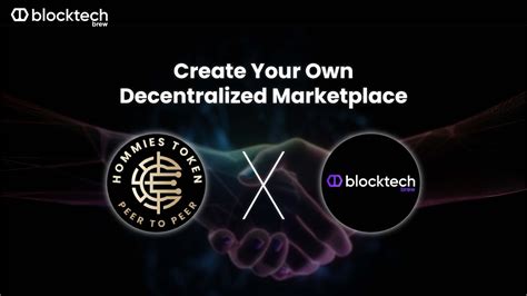 Create Your Own Decentralized Marketplace Like Hommies Token With Blocktech Brew Youtube