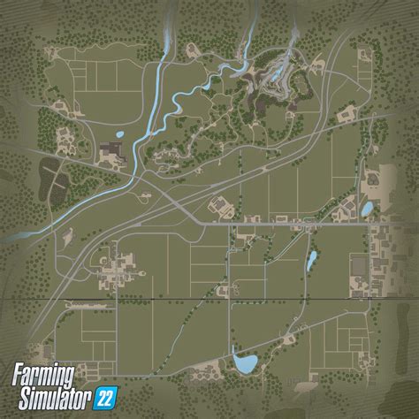 A Farming Simulator 22 trailer dedicated to the US Elmcreek map