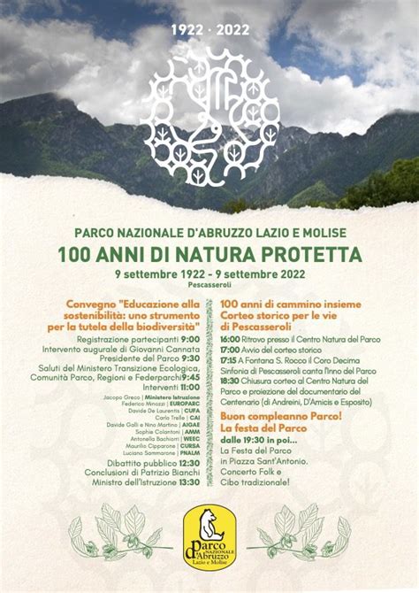 Parco Nazionale D Abruzzo Lazio E Molise Anni Di Natura Protetta