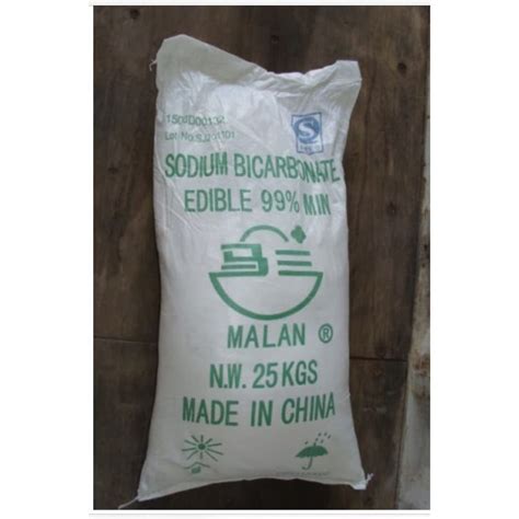 Jual Soda Kue Sodium Bicarbonate Malan Food Grade 25kg Gosend Only