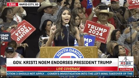 “The Fighter Our Country Needs” – Kristi Noem Endorses Trump