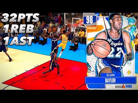 Nba K Myteam Free Galaxy Opal Elgin Baylor Gameplay Hes Going Krazy