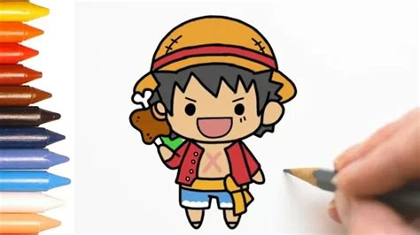 Como Desenhar Luffy De One Piece Kawaii F Cil