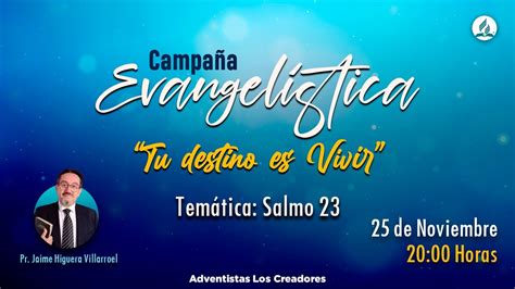 Campa A Evangel Stica Tu Destino Es Vivir D A Youtube