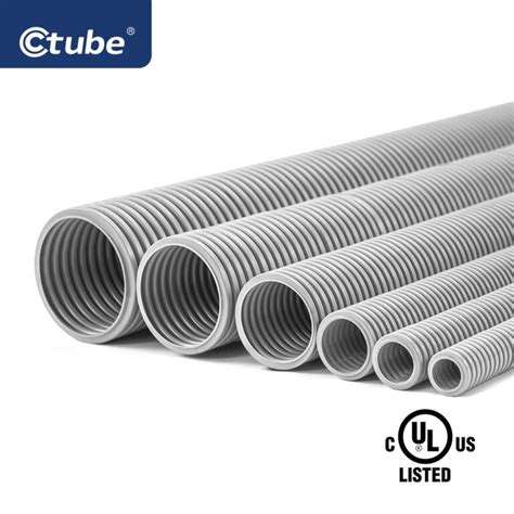 Flexible Pvc Electrical Conduit Pvc Flex Corrugated Conduit Pipe Ctube