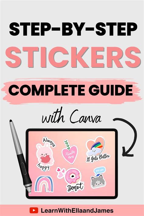 How To Create Digital Stickers Using Canva Canva Tutorial Canva