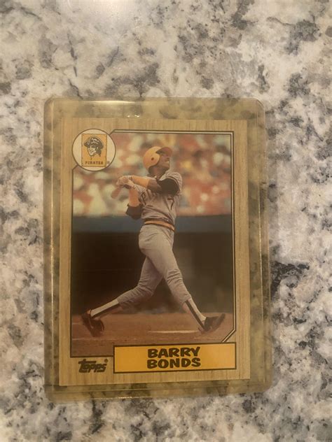 Barry Bonds Rookie Card - What do you think it is worth? : r/baseballcards