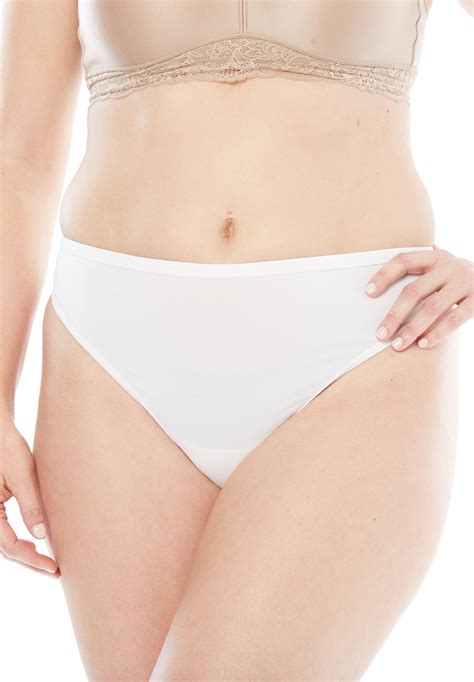 Microfiber Thong By Comfort Choice® Plus Size Panties Jessica London