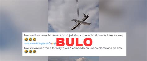 Este vídeo no muestra un dron atrapado en unos cables eléctricos con el